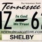 2022 Tennessee In God We Trust License Plate (BHZ 621)