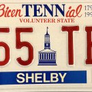 2000 Tennessee BicenTENNial License Plate (455 TBC)
