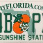 Florida Permanent License Plate (54B PXY)