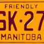 1976 Canada: Manitoba License Plate (ESK-272)