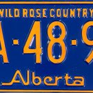 1974 Canada: Alberta License Plate (KA-48-97)