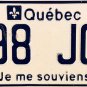 Canada: Quebec License Plate (198 JCD)
