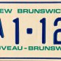 Canada: New Brunswick License Plate (HA1-124)