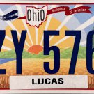 2025 Ohio License Plate (JZY 5766)