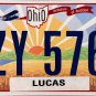 2025 Ohio License Plate (JZY 5766)
