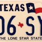 Texas "Big Flag" License Plate (G06 SYH)