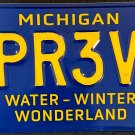 2024 Michigan Water-Winter Wonderland License Plate (IPR3VL)