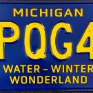 2024 Michigan Water-Winter Wonderland License Plate (5PQG42)