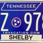 2023 Tennessee License Plate (BGZ 9785)