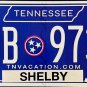 2023 Tennessee License Plate (BNB 9737))