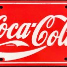 Coca-Cola License Plate