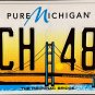 2025 Pure Michigan Mackinac Bridge License Plate (ECH 481)