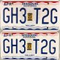 2023 Missouri Bicentennial PAIR License Plates (GH3 T2G)