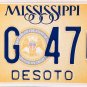 2024 Mississippi License Plate (DAG 4700)