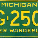 1959 Michigan License Plate (HG-2505)