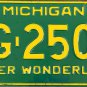 1959 Michigan License Plate (HG-2505)