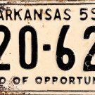 1959 Arkansas License Plate (20-62)