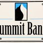 Summit Bank License Plate