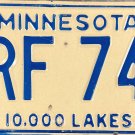 1979 Minnesota License Plate (ARF 745)