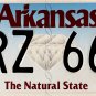 2025 Arkansas License Plate (ARZ 66F)