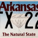 2025 Arkansas License Plate (ATX 22Z)