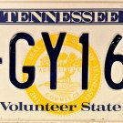 1980 Tennessee License Plate (1-GY168)