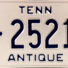Tennessee Antique License Plate (A-25210)