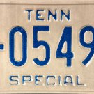 1992 Tennessee Special Antique License Plate (A-05497)