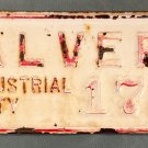 1957 Malvern, Arkansas City Tag License Plate (1788)
