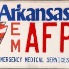 2007 Arkansas Emergency Medical Services License Plate (EM AFPO)