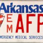 2007 Arkansas Emergency Medical Services License Plate (EM AFPO)