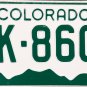 1969 Colorado License Plate (NK-8609)