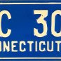 1960 Connecticut License Plate (EC 302)