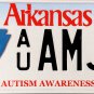 2025 Arkansas Autism Awareness License Plate (AU AMJS)