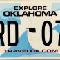 2019 Oklahoma License Plate (DRD-076)