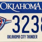 2023 Oklahoma: Oklahoma City Thunder License Plate (3238 THD)