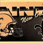 New Orleans Saints Plastic License Plate
