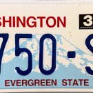 2007 Washington License Plate (1750-SX)