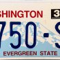 2007 Washington License Plate (1750-SX)