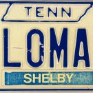 1994 Tennessee Vanity License Plate (1LOMAX)