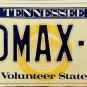 1982 Tennessee Vanity License Plate (LOMAX-3)