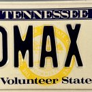 1980 Tennessee Vanity License Plate (LOMAX 2)