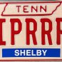 1994 Tennessee Vanity License Plate (VIPRRRR)