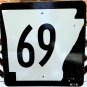 Authentic Arkansas Hwy 69 Route Sign