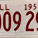 1951 Illinois License Plate (2009 292)