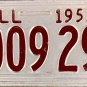 1951 Illinois License Plate (2009 292)