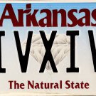 2021 Arkansas Vanity License Plate (IVXIV)