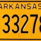 2025 Arkansas Truck License Plate (B 332784)