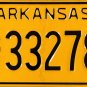 2025 Arkansas Truck License Plate (B 332784)