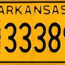 2025 Arkansas Truck License Plate (B 333897)